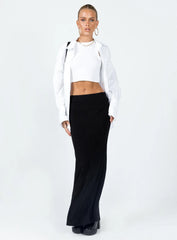 Jodie Maxi Skirt Black Petite