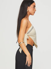 Frankle Top Cream/black
