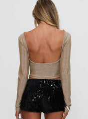 Amaltheia Long Sleeve Top Gold