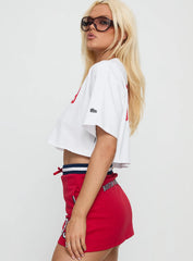 Boston University Track Top White