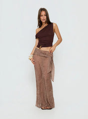 True Spirit Chiffon Maxi Skirt Multi