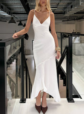 Makaia Balconette Maxi Dress White