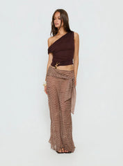 True Spirit Chiffon Maxi Skirt Multi