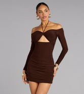 Sweet Intentions Halter Mini Dress