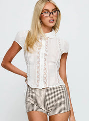 Loisee Blouse Top Cream