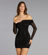 Spotlight Stealer Rhinestone Mini Dress