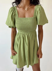 Dani Mini Dress Green