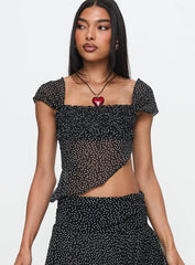 District Top Onyx Polka