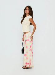 Mercer Maxi Skirt Yellow Floral