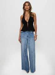 Brealle Halter Top Black