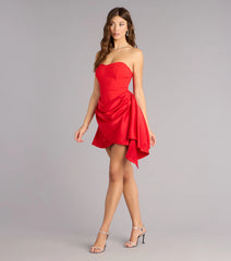 Steal The Scene Strapless Mini Dress