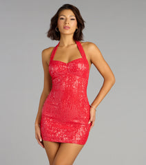 All Eyes On You Sequin Bodycon Mini Dress