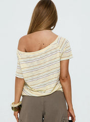 Icon Baby Off Shoulder Top Stripe
