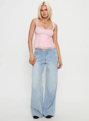 Madaleine Lace Top Pink