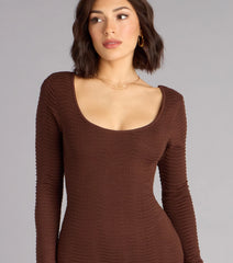 Sweet Twist Bodycon Mini Dress