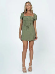 Fauci Mini Dress Green