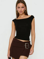 Cheirosa Off Shoulder Top Black