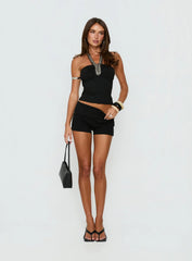 Declinn Studded Top Black